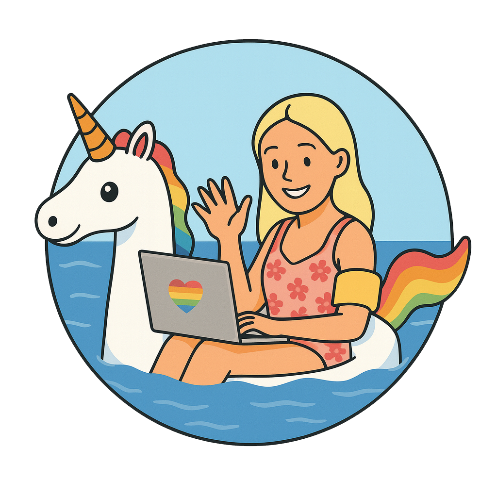 girl in bubble logo